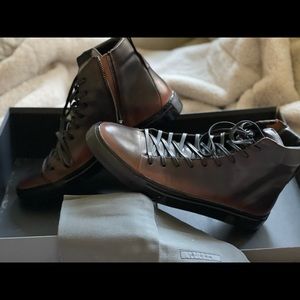 John Varvatos Reed 315 Mid-Top Mens Shoe With Box and Dust Bag